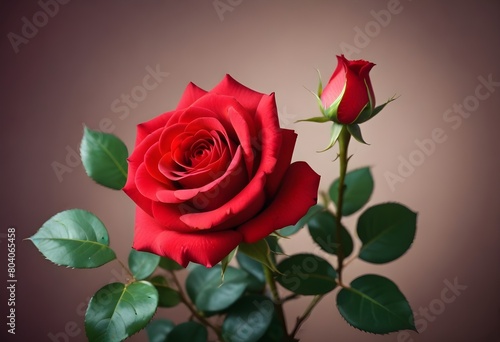 Red Rose flower.