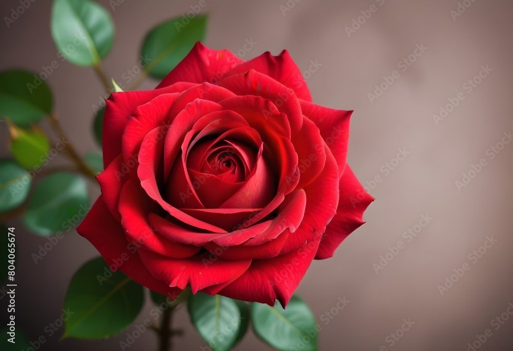 Red Rose flower.