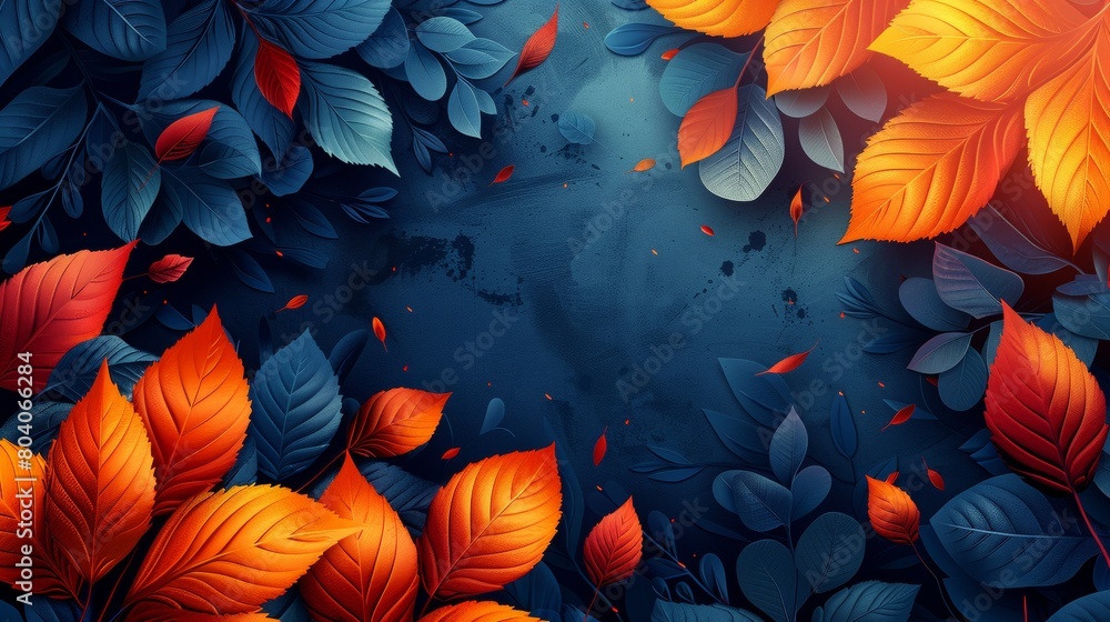 Abstract graphic tamplates design of leaves, AI generated Abstract graphic tamplates design of leaves, AI generated