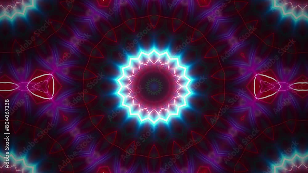 Immerse yourself in the pulsating rhythm of neon lights with a captivating seamlessly looping kaleidoscope mandala background, crafted in mesmerizing 4k. Immerse yourself in the pulsating rhythm of neon lights with a captivating seamlessly looping kaleidoscope mandala background, crafted in mesmerizing 4k.