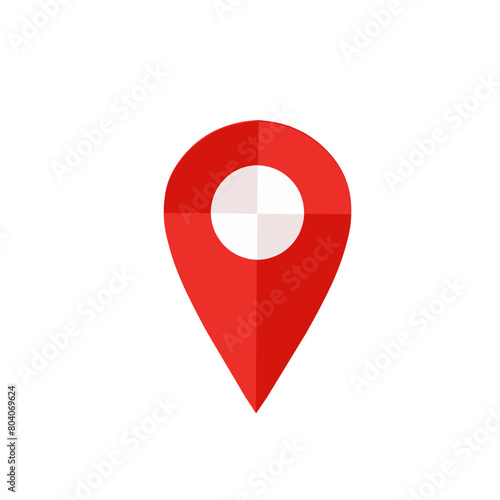 Color location map point vector icon symbol, red. Free Download Color location map point vector icon symbol, red. - GFXLoad