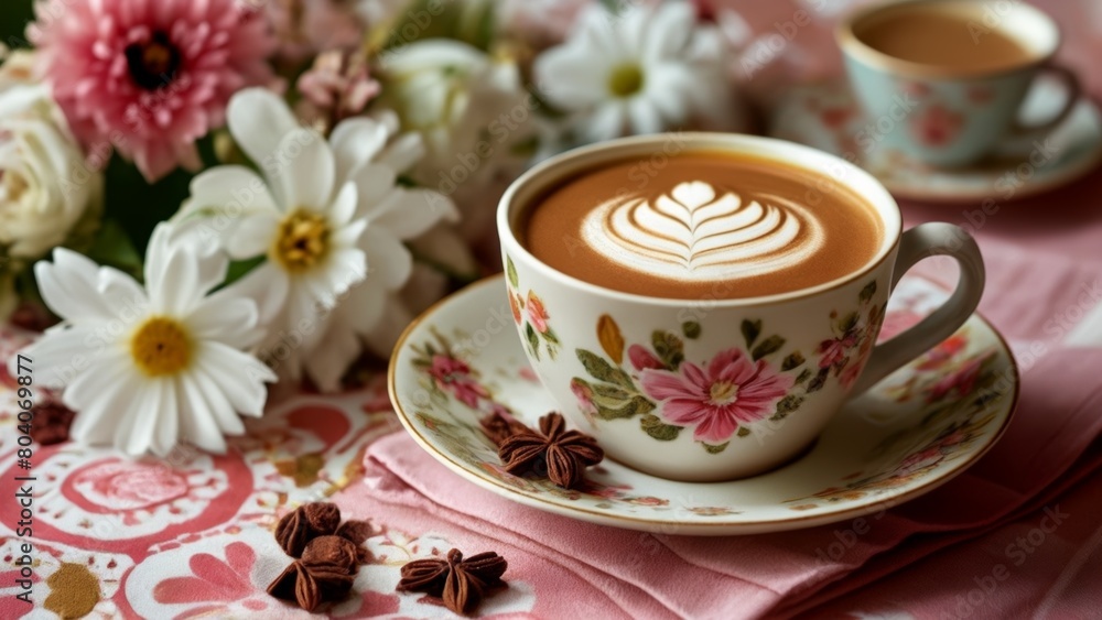 Fototapeta premium Sip and savor the art of coffee