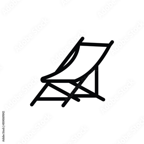 Beach Chair vector icon © Talha D