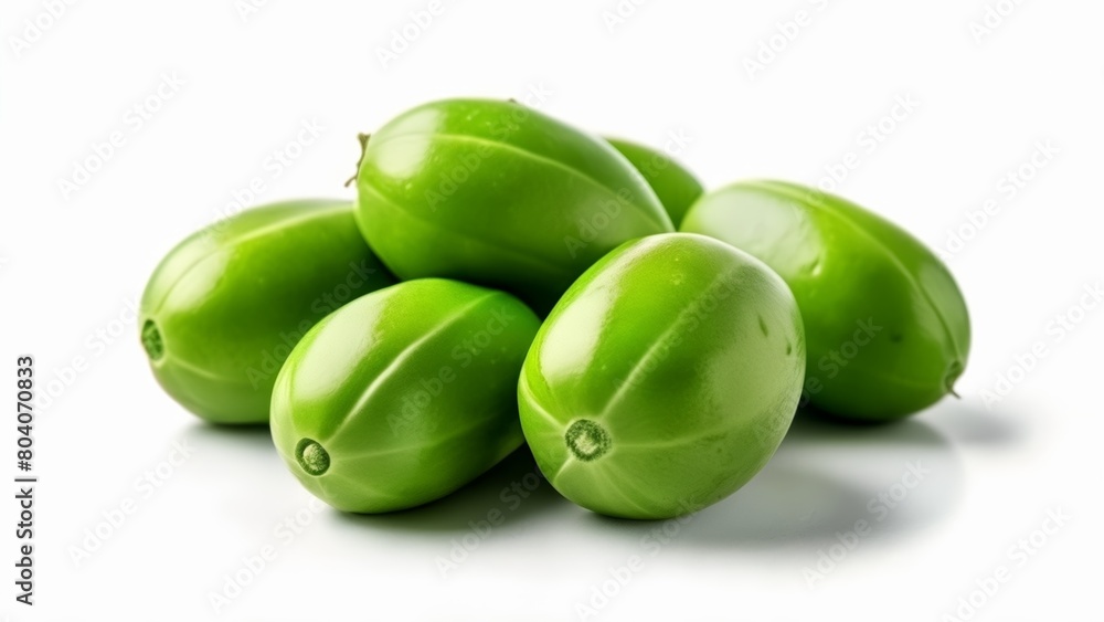 Fresh vibrant green fruits ready for harvest Fresh vibrant green fruits ready for harvest