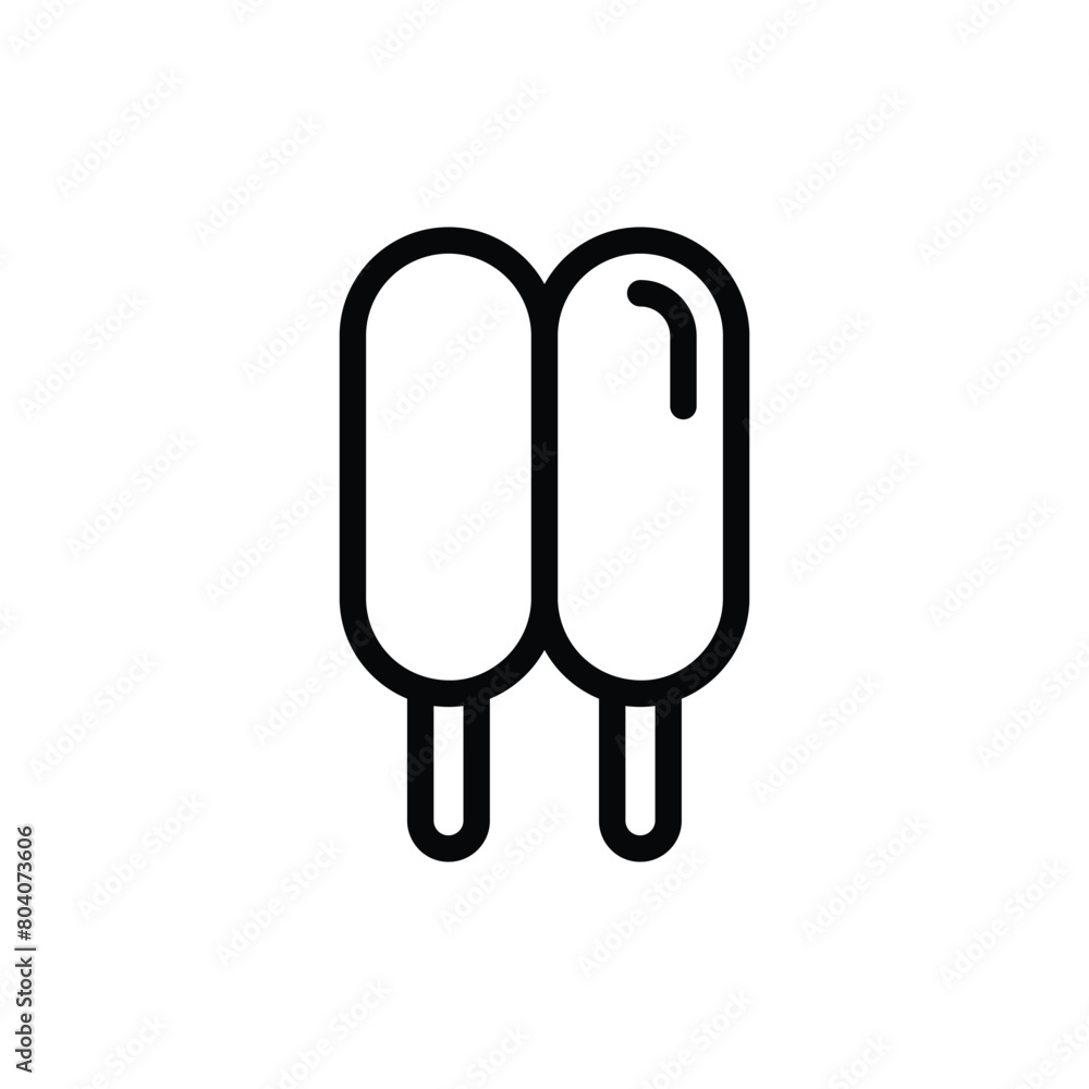 Double Stick Ice Cream vector icon Double Stick Ice Cream vector icon