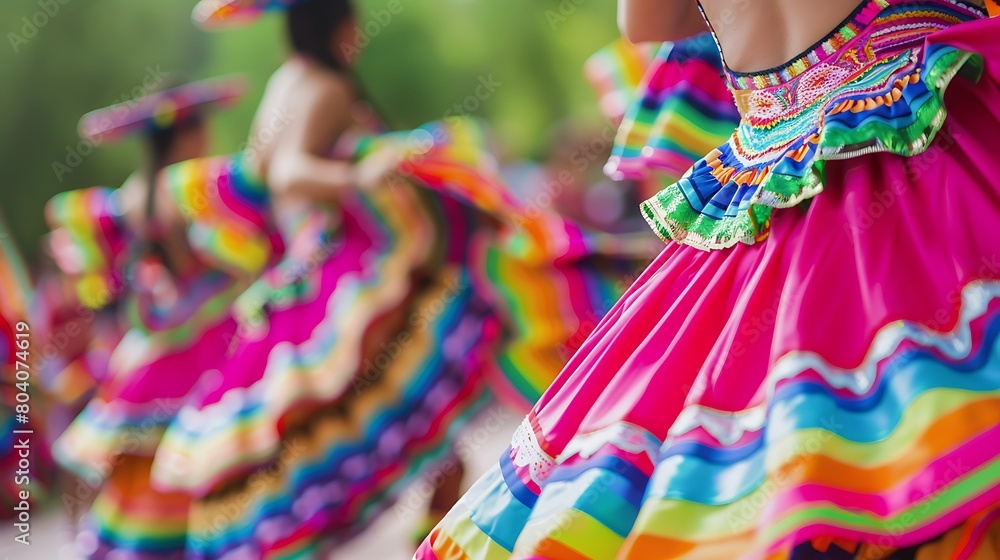 Capturing the Spirit of Cinco de Mayo,vibrant Fiesta Cinco De Mayo,Mexican colorful dress