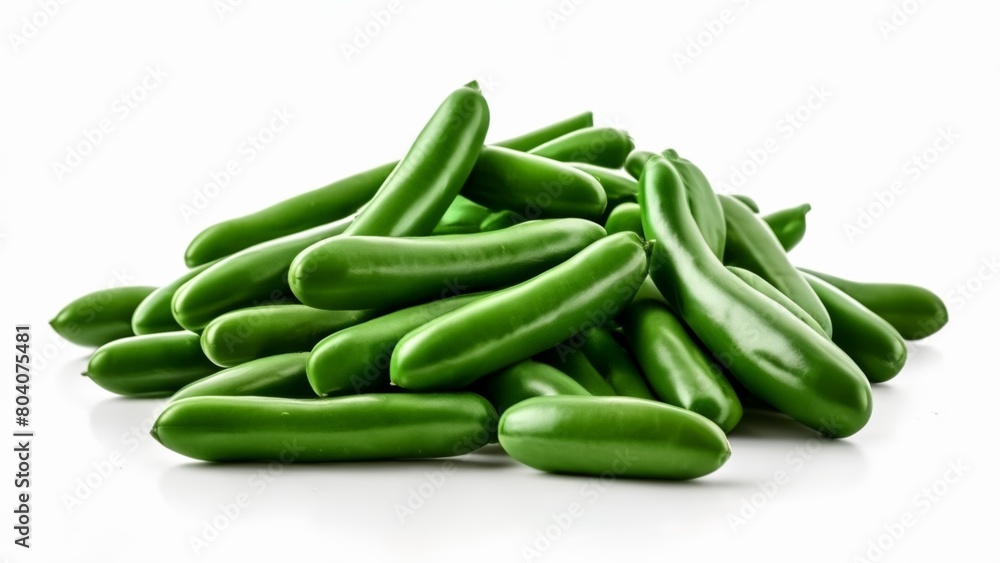 Fresh green peppers ready to add flavor to your dish Fresh green peppers ready to add flavor to your dish