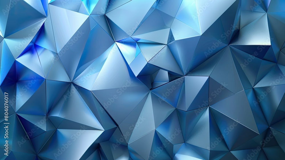 Abstract background technology with blue triangles Abstract background technology with blue triangles