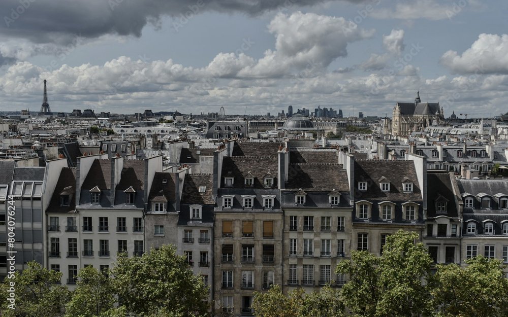 Vue magique sur Paris