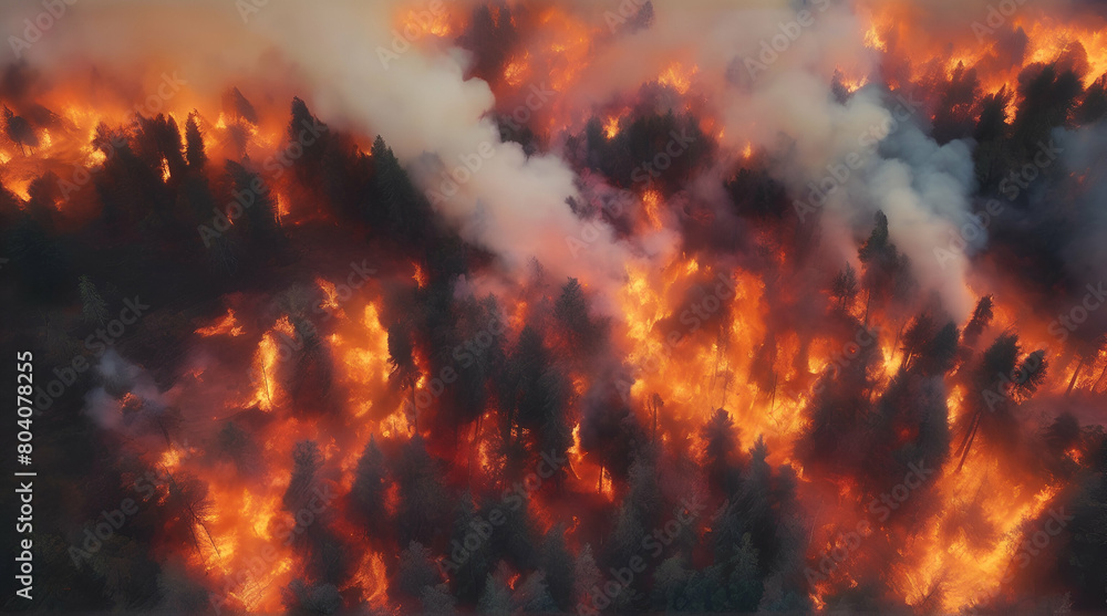 3d illustration of blazing fire flames blazing hottest volcano fire background, hot flames. 