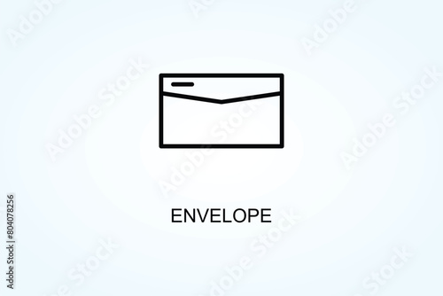 Envelope Vector, Icon Or Logo Sign Symbol Illustration