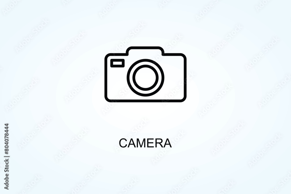 Camera Vector, Icon Or Logo Sign Symbol Illustration Camera Vector, Icon Or Logo Sign Symbol Illustration