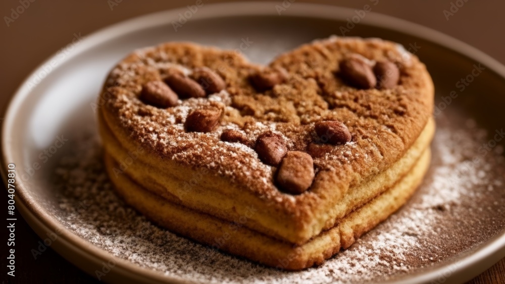 Heartshaped delight a sweet treat for the soul Heartshaped delight a sweet treat for the soul