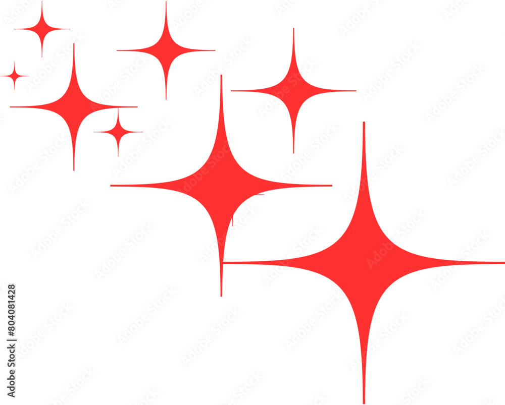 Obraz premium star patterns. Those are isolated in white background. also vector design.