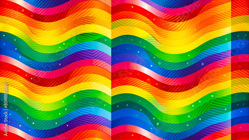 LGBTQ+ seemless pattern illustration