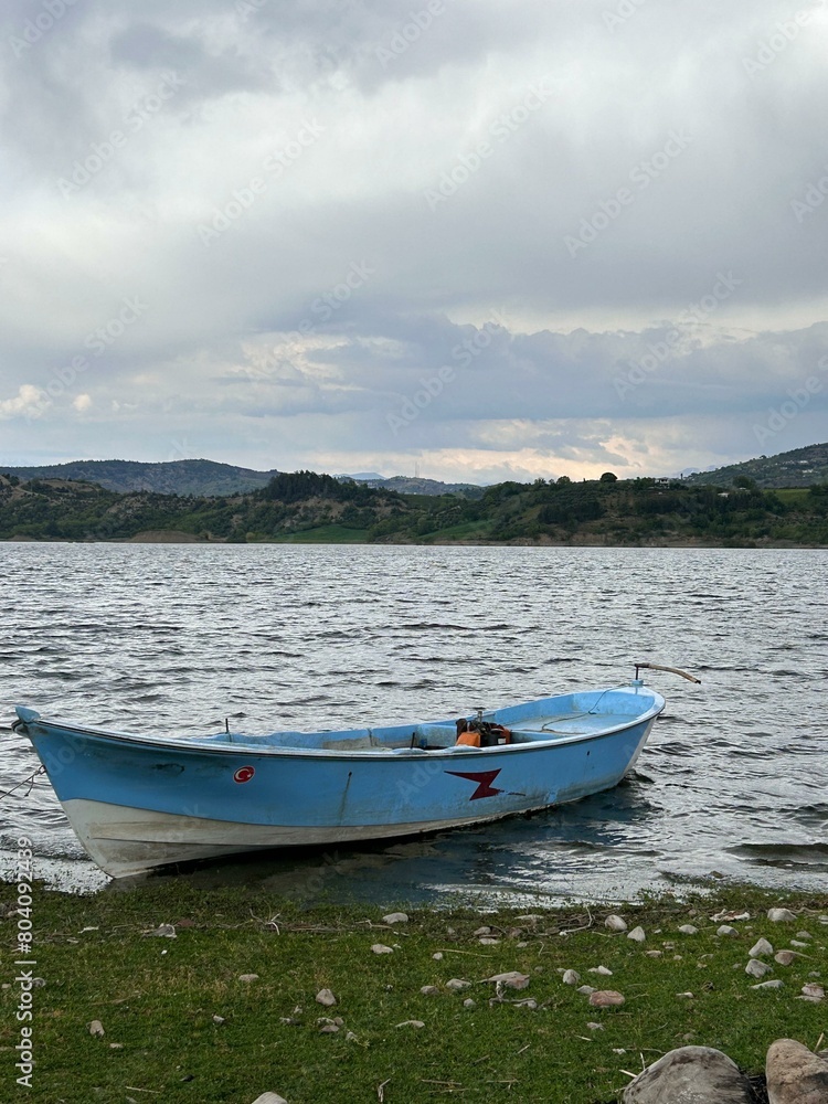 boat on the lake