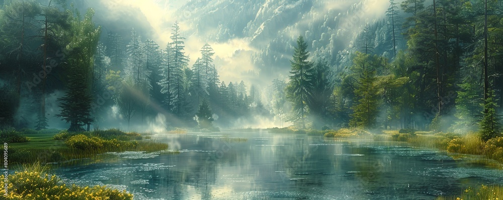 Misty forest Misty forest