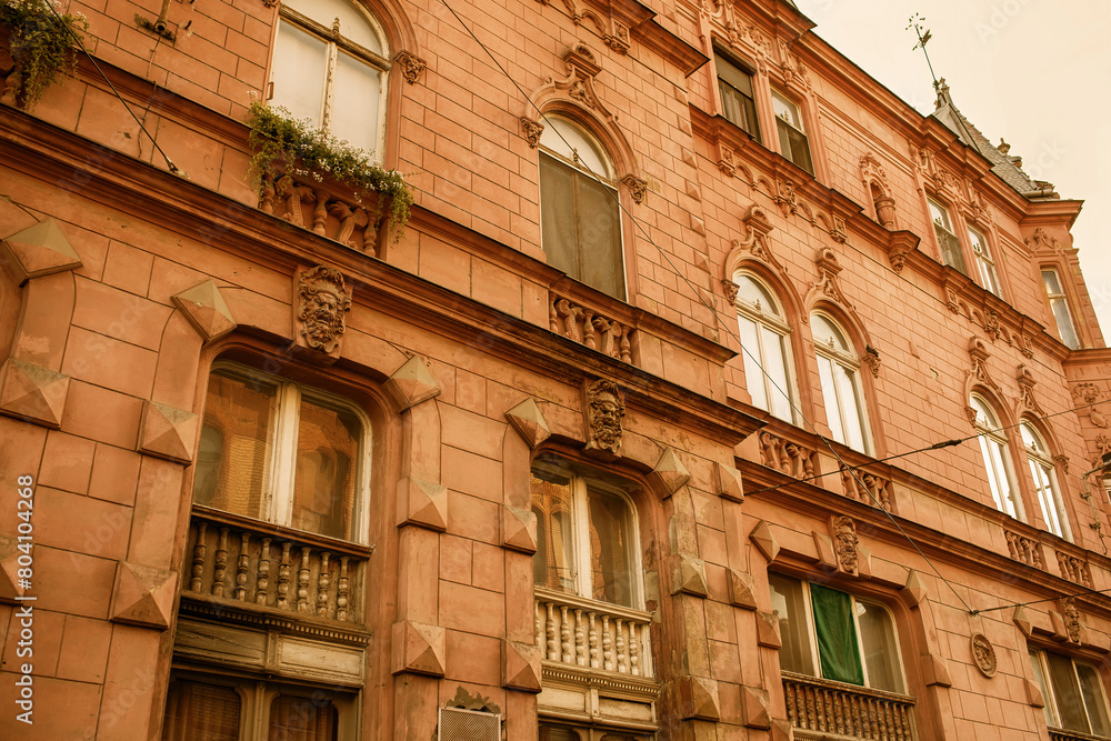 Historical building in the city centre of Szeged, Hungary