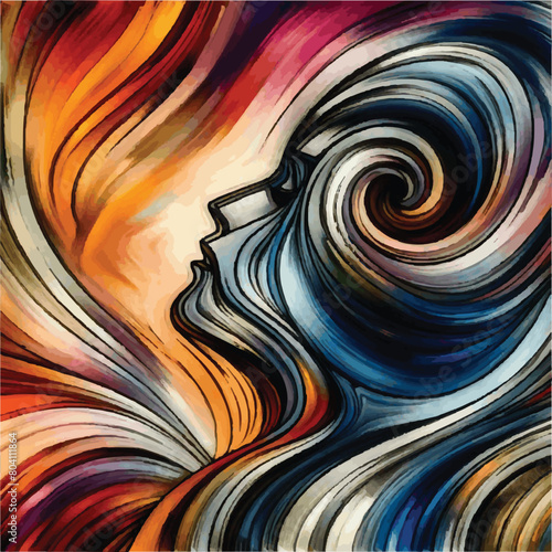 Different colored bright background
