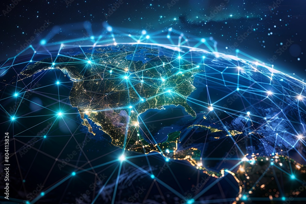 North America Cyber Connectivity: US Data Transfer Tech & Global Network Exchange