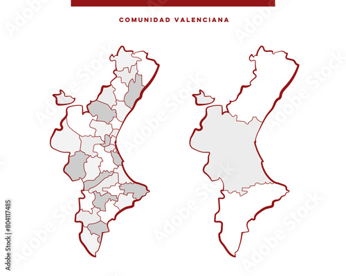 Comunidad Valenciana - Mapa