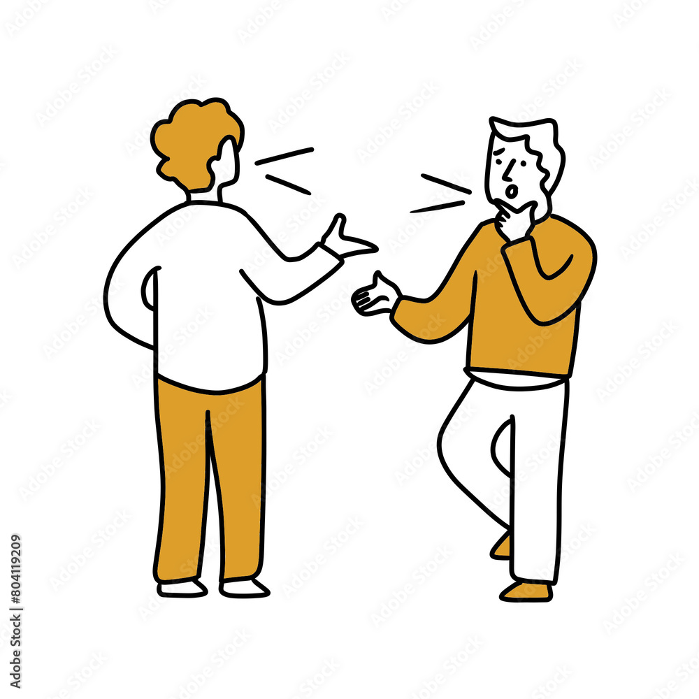 illustration of a boss who is angry at his employee who failed at work illustration of a boss who is angry at his employee who failed at work