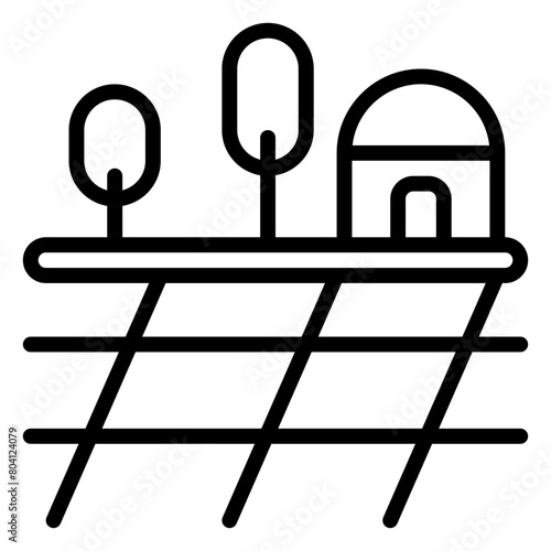 Agriculture icon, line icon style