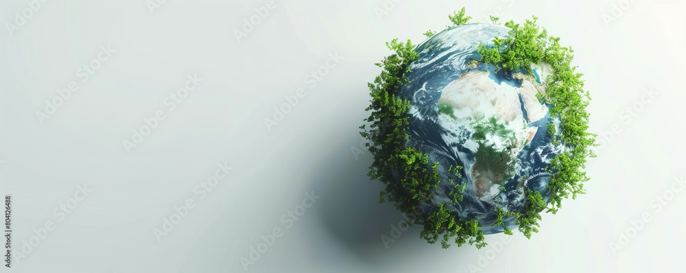 Earth day concept on white background, World environment day. Earth day concept on white background, World environment day.