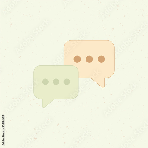 Speech bubbles communicatio...