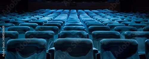 Empty theater seats  representing the potential audience for our ideas and creations
