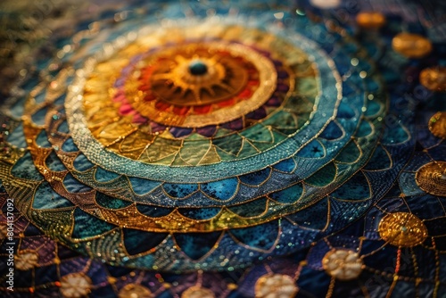 A tapestry of destiny unfolds before the eyes of a solitary observer  its threads woven with the symbols of the zodiac  each strand representing a different path through life.