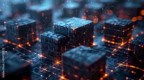 Illuminated Cubes and Organized Data Pathways