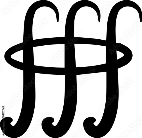 closed volume integral calculus symbol math handwritten