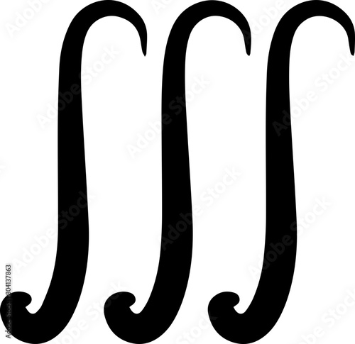 triple integral calculus symbol math handwritten