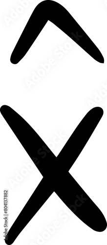 unit vector calculus symbol math handwritten