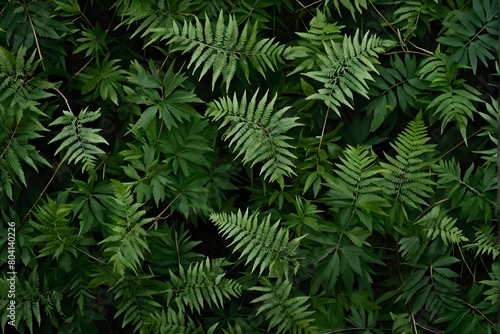 Lush fern texture. Ideal for environmental graphics, presentations, and design elements