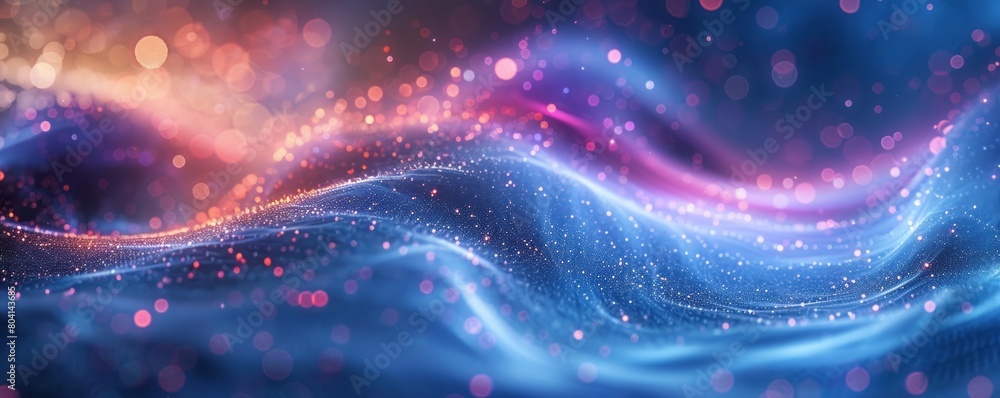 Abstract 3D light background inspired by the Northern Lights, with shimmering curtains of light dancing across the sky. Abstract 3D light background inspired by the Northern Lights, with shimmering curtains of light dancing across the sky.