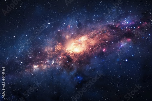 Highresolution stock photo of the Triangulum Galaxy, one of our closest galactic neighbors, captured in stunning detail showing billions of stars