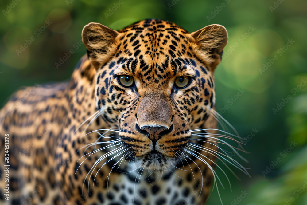 Portrait of wild Leopard cat Portrait of wild Leopard cat