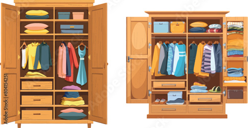 Household mess vector illustration