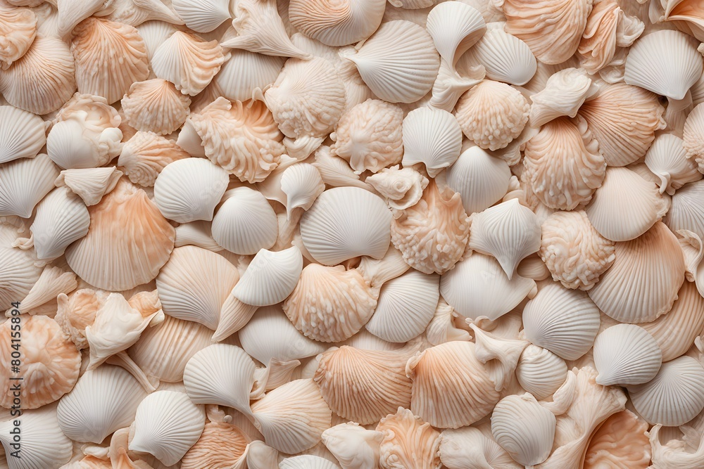 A close up of many shells of various sizes and shapes