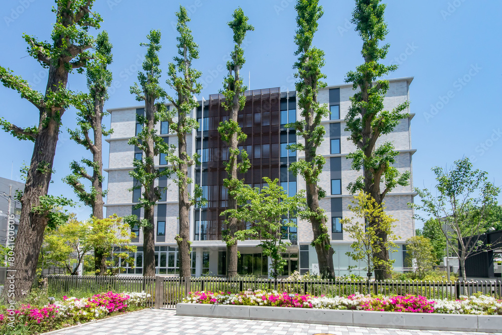 Fototapeta premium 東京都目黒区の東京地方裁判所中目黒庁舎