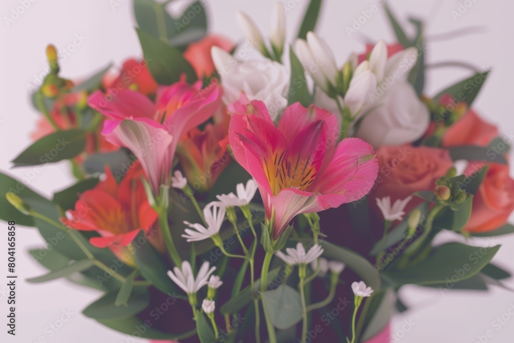 Beautiful bouquet of flowers. Holiday Background with flowers Beautiful bouquet of flowers. Holiday Background with flowers