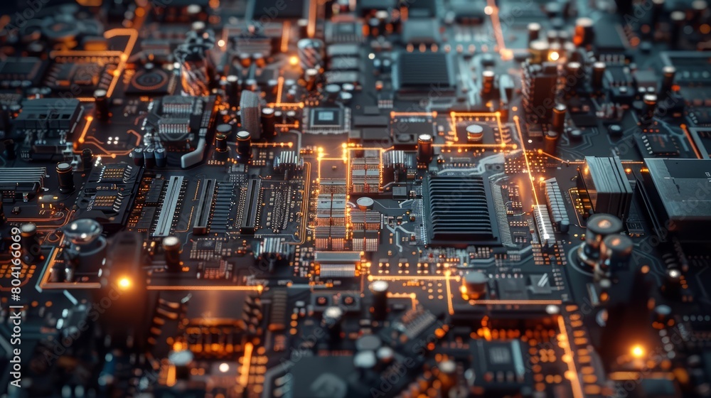 Dive into the intricate network of a motherboard chaos Dive into the intricate network of a motherboard chaos