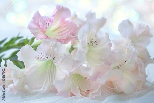 Beautiful bouquet of flowers. Holiday Background with flowers