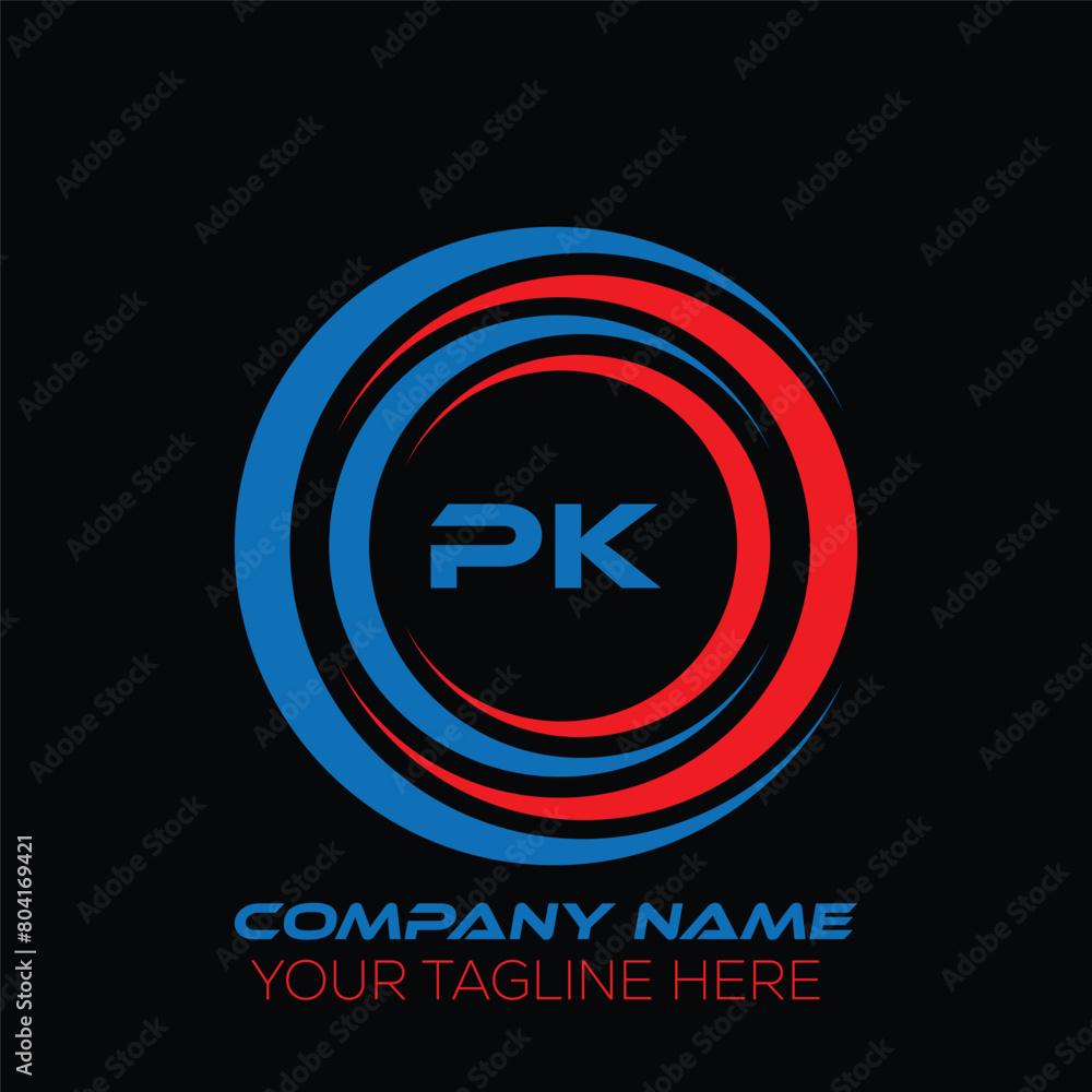 PK letter logo creative design. PK unique design. PK letter logo design on black background. PK letter logo creative design. PK unique design. PK letter logo design on black background.