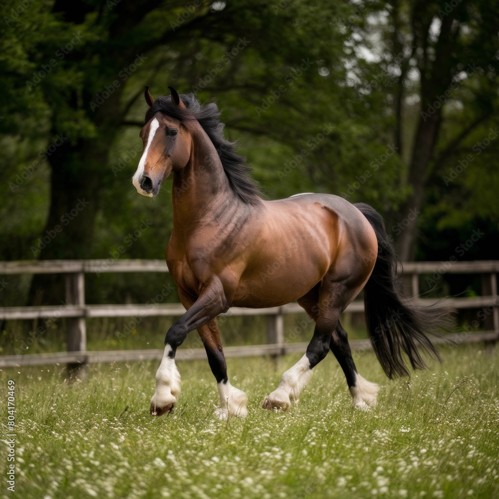 Beautiful Background and beautiful Horse Beautiful Background and beautiful Horse