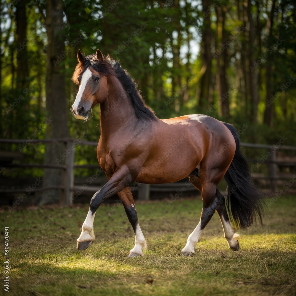 Beautiful Background and beautiful Horse Beautiful Background and beautiful Horse