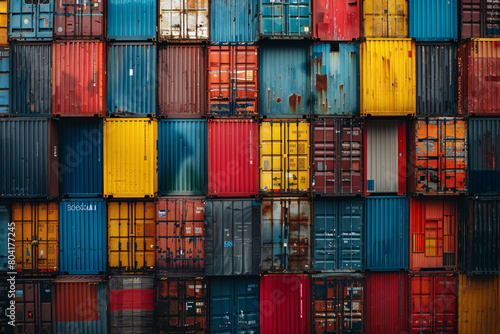 Shipping container background wallpaper