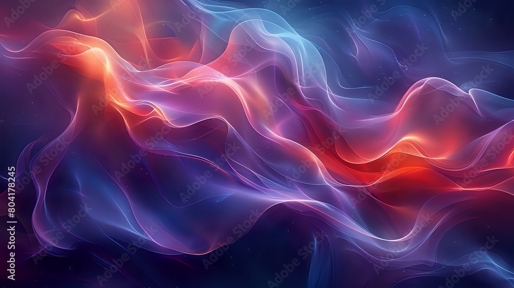 Futuristic Abstraction: Mesmerizing Swirls in Moody Hues